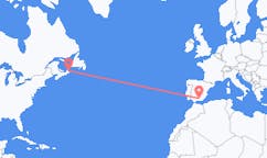 Flyreiser fra Sydney i Nova Scotia, Canada til Granada, Spania
