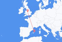 Flights from Menorca in Spain to Birmingham in England