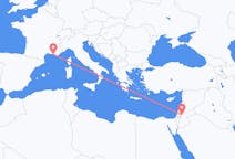ヨルダンのから アンマン、フランスのへ マルセイユフライト