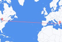 加拿大出发地 滑鐵盧飞往加拿大目的地 斯基亚索斯的航班
