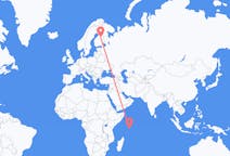 Flights from Praslin, Seychelles to Kajaani, Finland