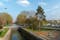 Photo of the Chelles canal lock, France.