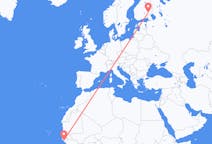 Flyg från Bissau, Guinea-Bissau till Nyslott, Finland