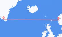 Flights from Qaqortoq to Bergen