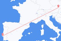 Lennot Wienistä Lissaboniin