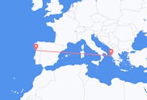 Flights from Porto, Portugal to Corfu, Greece