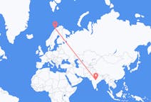 Flights from Nagpur, India to Tromsø, Norway