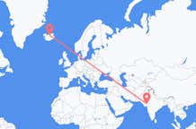 Flyrejser fra Ahmedabad, Indien til Akureyri, Island