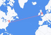 Flights from New York City, the United States to Birmingham, England