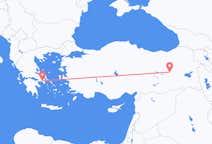 Flyrejser fra Bingol, Tyrkiet til Athen, Grækenland