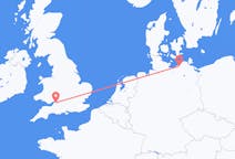 Flights from Rostock, Germany to Bristol, England