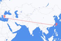 Flights from Ishigaki, Okinawa, Japan to Dalaman, Turkey