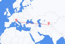 Loty z Samarkanda, Uzbekistan z Florencja, Włochy