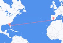 Flights from Tampa, the United States to Málaga, Spain