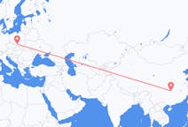 เที่ยวบิน จาก จางเจียเจี้ย, จีน ไปยัง คาโตวีตเซ, โปแลนด์
