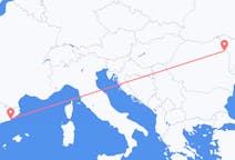 Flights from Barcelona in Spain to Iași in Romania