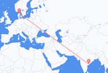 出发地 印度出发地 拉贾蒙德里目的地 丹麦奥尔堡的航班