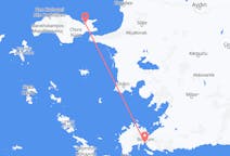 Vluchten van Bodrum, Turkije naar Samos, Griekenland