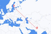 Flights from Jodhpur, India to Turku, Finland