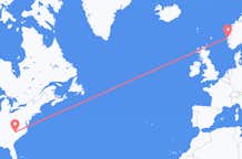 Flyrejser fra Charlotte til Bergen