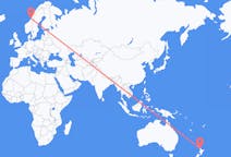 Flights from Auckland, New Zealand to Rørvik, Norway