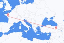 Flights from Bingöl, Turkey to Nantes, France