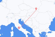 Flights from Košice in Slovakia to Rome in Italy