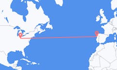 美国出发地 代頓 (印地安納州)飞往美国目的地 波爾圖的航班