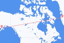 Flyrejser fra King Salmon, USA til Kangerlussuaq, Grønland