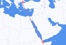 Vluchten van Hargeisa, Somalië naar Edremit, Turkije