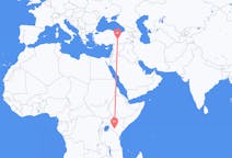 Flyg från Nairobi, Kenya till Malatya, Turkiet