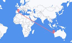 Vols de Carnarvon, Australie pour Alicante, Espagne