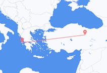 Flights from Cephalonia, Greece to Sivas, Turkey
