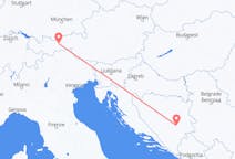 Flug frá Sarajevó til Innsbruck