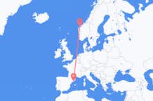 Flyg från Ålesund till Barcelona