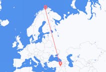 Flyreiser fra Lakselv, Norge til Mardin, Tyrkia