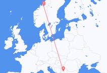 Flights from Kraljevo to Trondheim