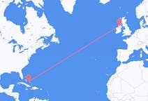 出发地 巴哈马喬治敦前往北爱尔兰的德里的航班