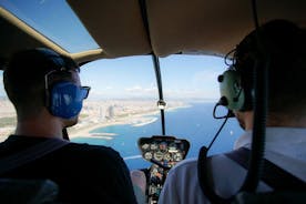 Vol en hélicoptère et forfait unique d’excursion en voilier à Barcelone
