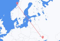 Fly fra Zaporizhia til Rørvik