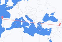Flights from Santiago de Compostela, Spain to Van, Turkey