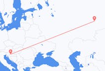 Flyreiser fra Zagreb, Kroatia til Yekaterinburg, Russland