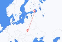 Flyg från Sankt Petersburg till Lviv