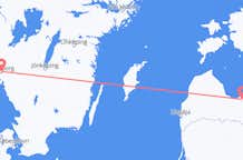 Flyreiser fra Riga, til Göteborg
