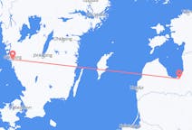Flights from Riga in Latvia to Gothenburg in Sweden