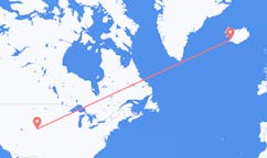 出发地 美国拉勒米 (怀俄明州)目的地 冰岛雷克雅维克的航班