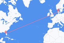 Flyreiser fra Tampa, USA til Billund, Danmark