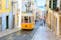Photo of A view of the incline and Bica tram, Lisbon, Portugal.