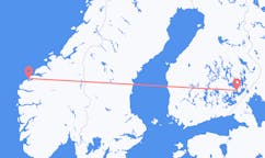 Flyg från Ålesund till Nyslott