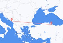 Flyrejser fra Samsun til Tivat